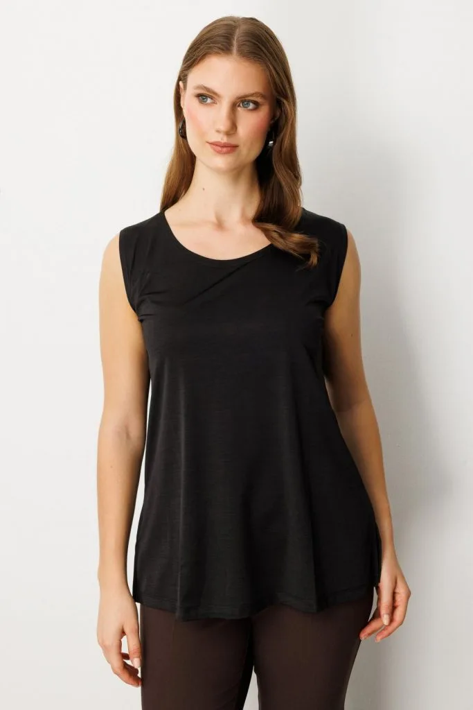 ON TRİKO Kolsuz Basic Bluz 61310