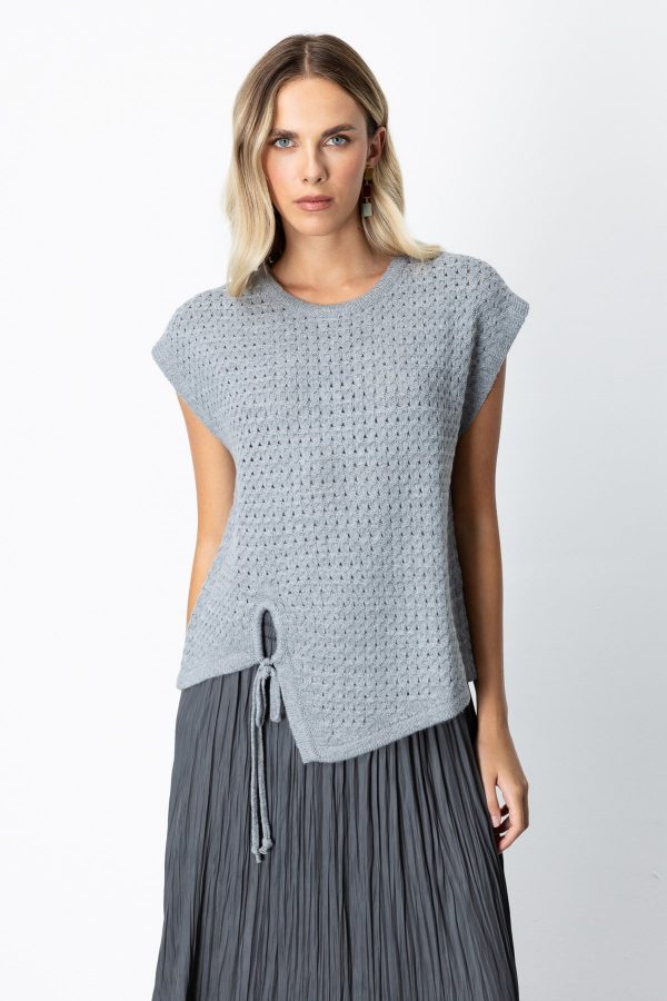 ON TRİKO Önü Bağlamalı Süveter 65337