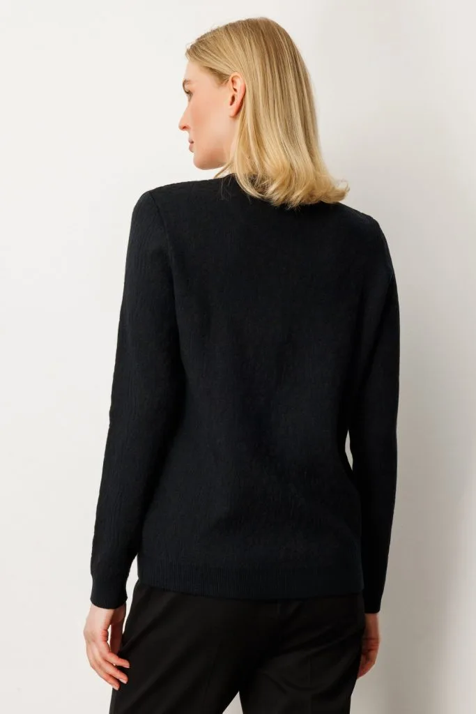 Fırfır Detaylı Triko Kazak 65368-26k