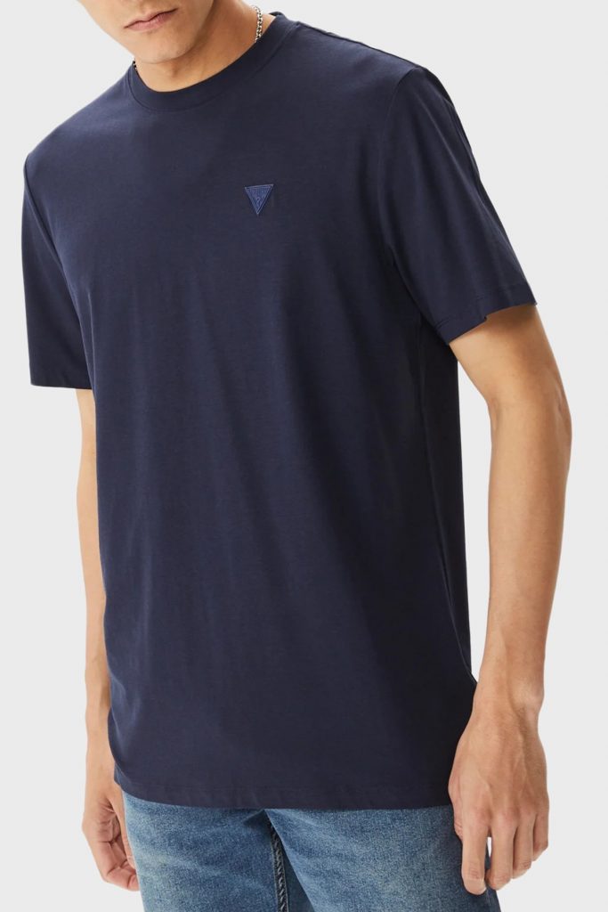 GUESSYan Logo Tişört  Z2YI12JR06K - Lacivert