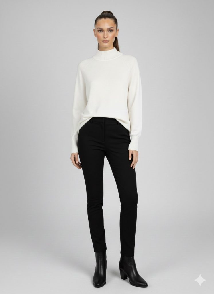 KAYRA Örgü Desen Düşük Omuz Triko Tunik TRK17