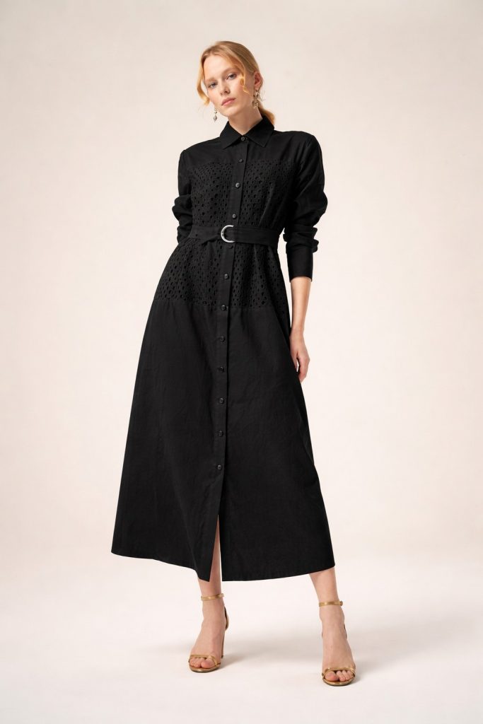 MASCARA Elbise 5105 - Siyah