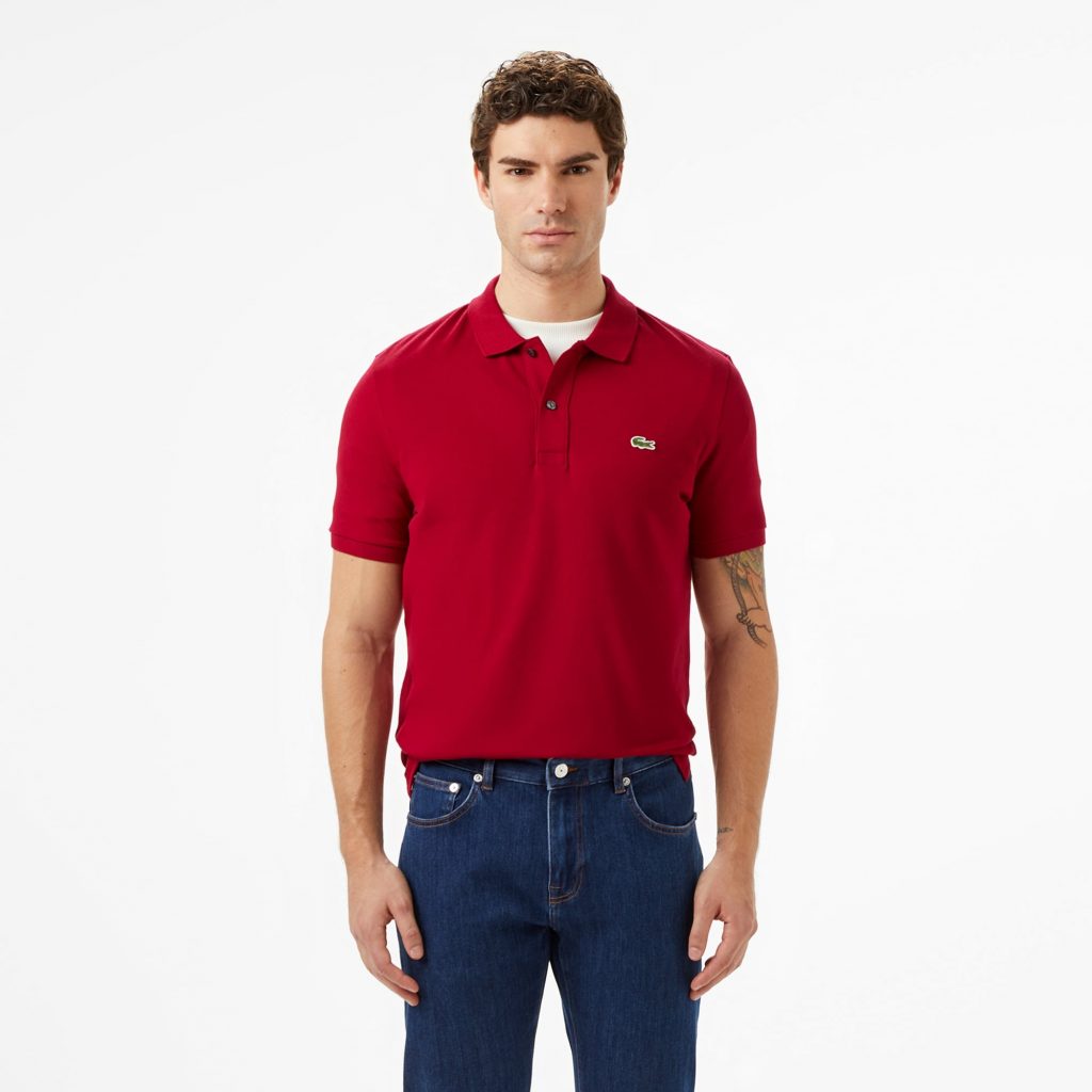 Lacoste Erkek Polo Gömlek Yakalı Slim Fit T-shırt PH4012 - KIRMIZI