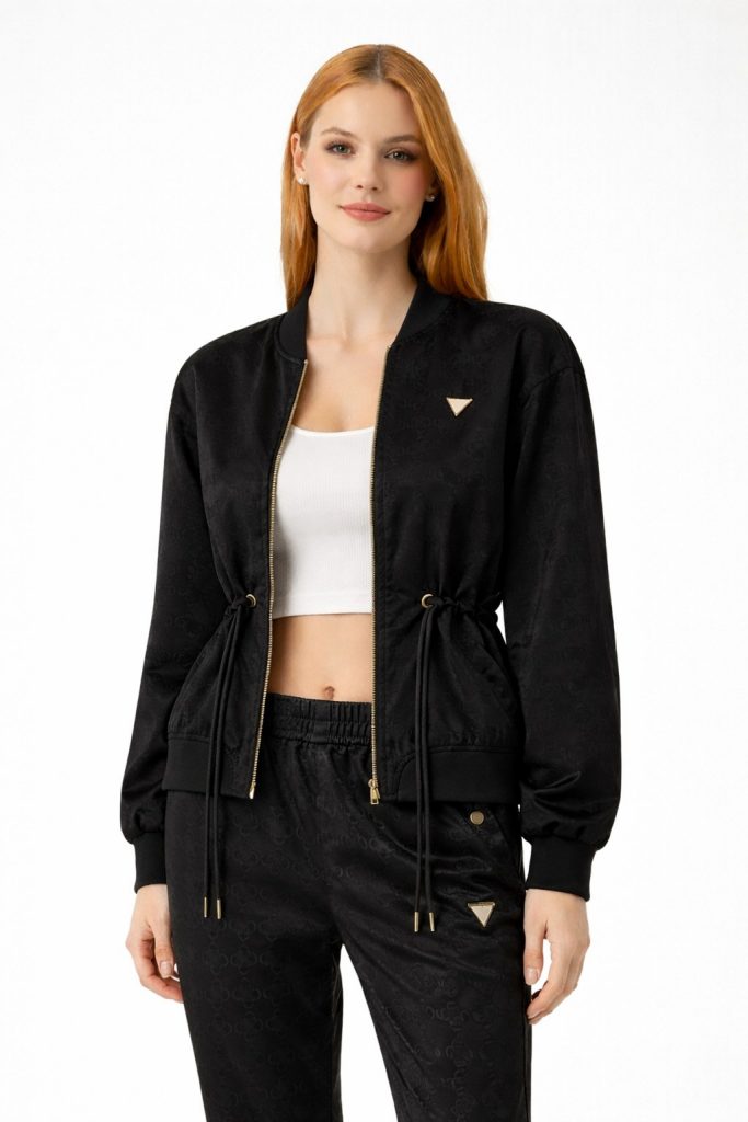 GUESS Aop Kadın Aktif Ceket V5YL11WHFU0 - Siyah