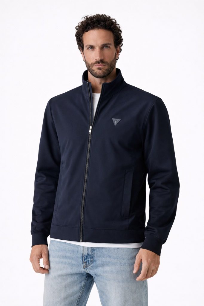 GUESS Erkek Teknolojik Esnek mont  M4YL13WEZ70 - Lacivert