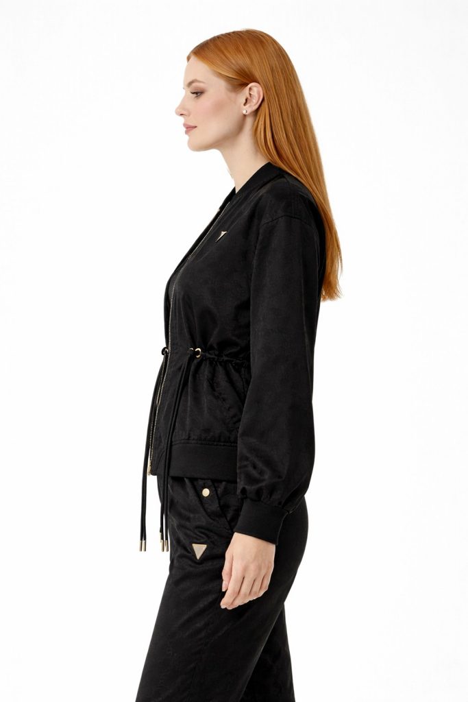 GUESS Aop Kadın Aktif Ceket V5YL11WHFU0 - Siyah