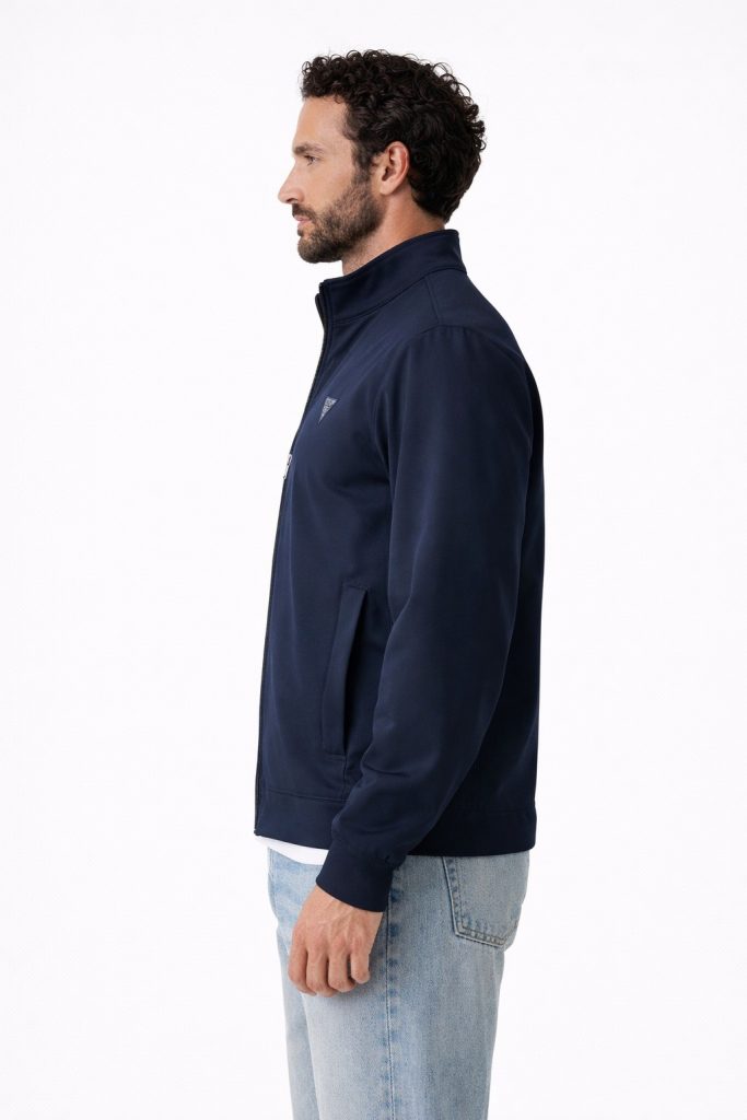 GUESS Erkek Teknolojik Esnek mont  M4YL13WEZ70 - Lacivert