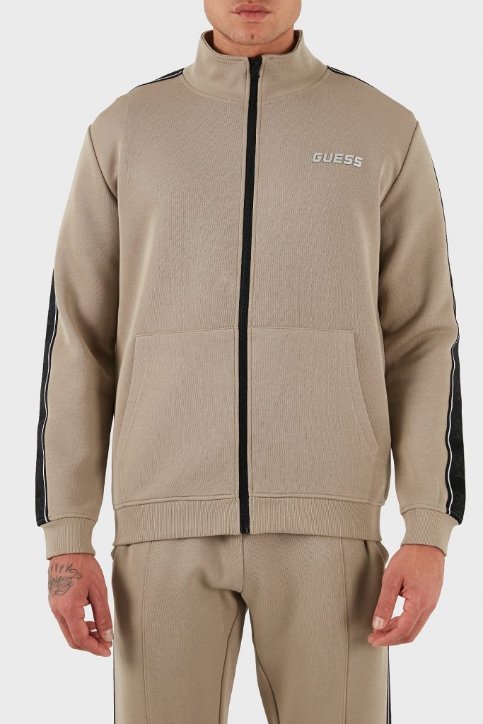 GUESS Yan Logo Sweatshirt Z2YQ10KB3P2 - BEJ
