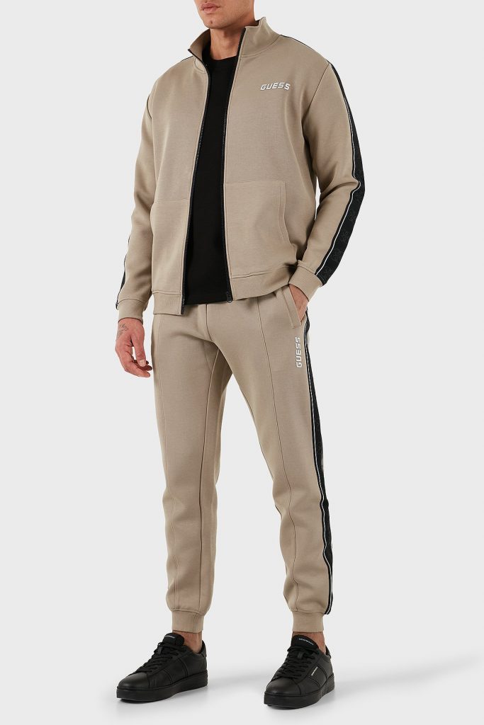 GUESS Yan Logo Sweatshirt Z2YQ10KB3P2 - BEJ