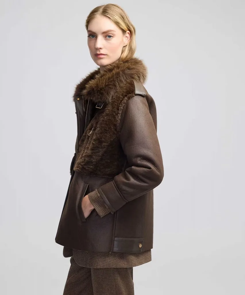 İPEKYOL Karma Cepli Suni Kürk Mix Mont IW6240012205