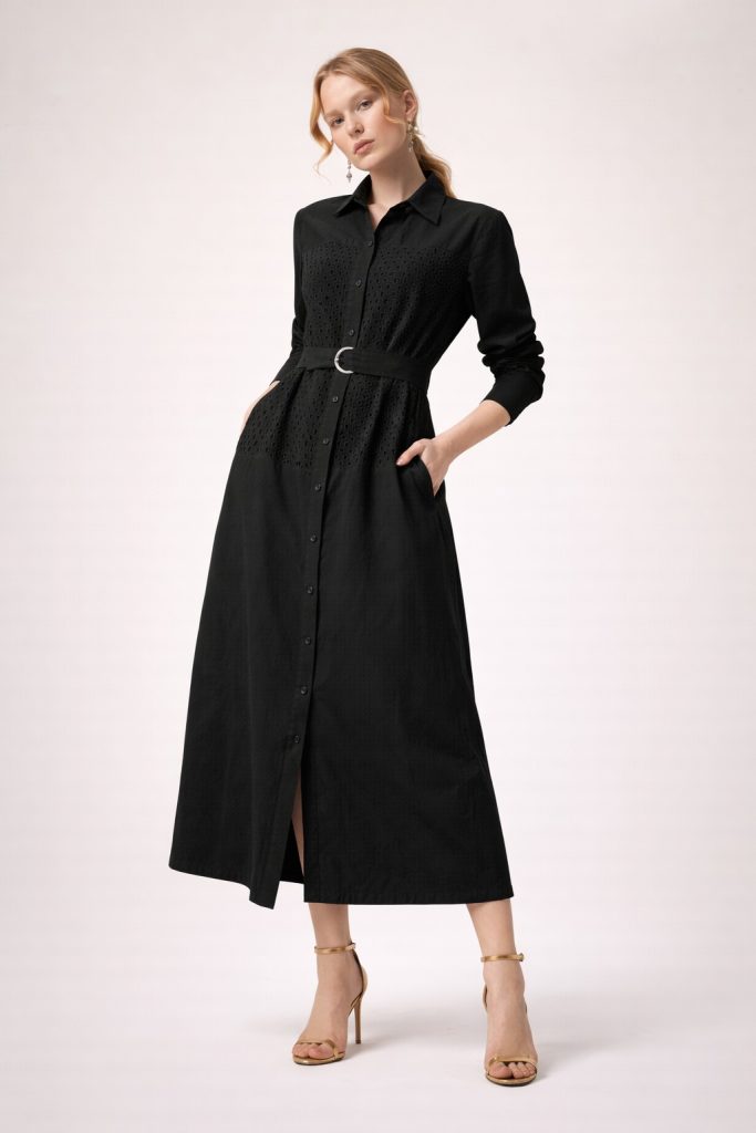 MASCARA Elbise 5105 - Siyah