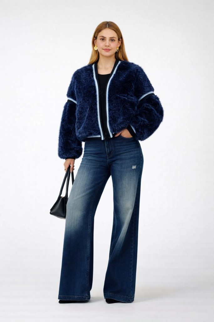 GUESS Kadın Suni Kürk Ceket W5BL67W3790