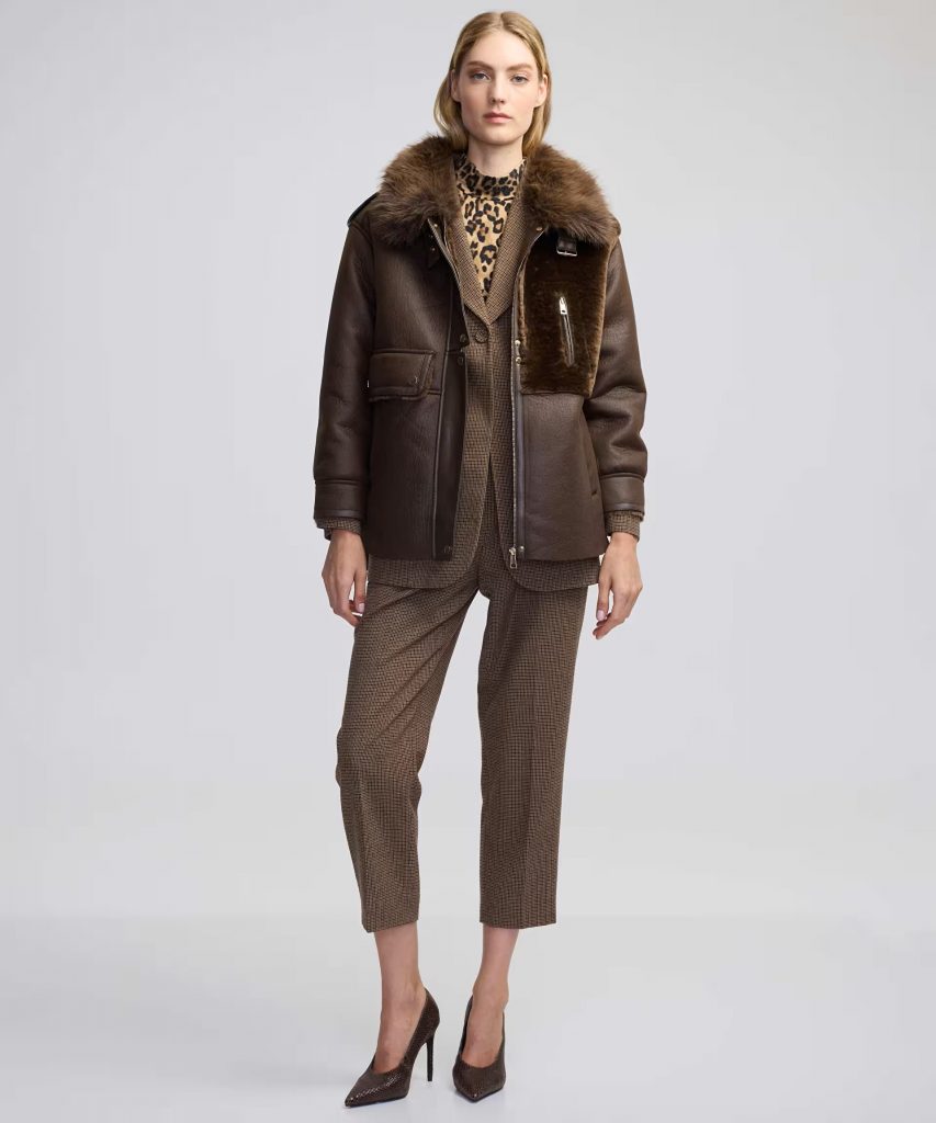 İPEKYOL Karma Cepli Suni Kürk Mix Mont IW6240012205