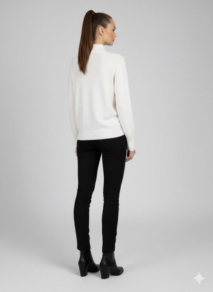 KAYRA Örgü Desen Düşük Omuz Triko Tunik TRK17