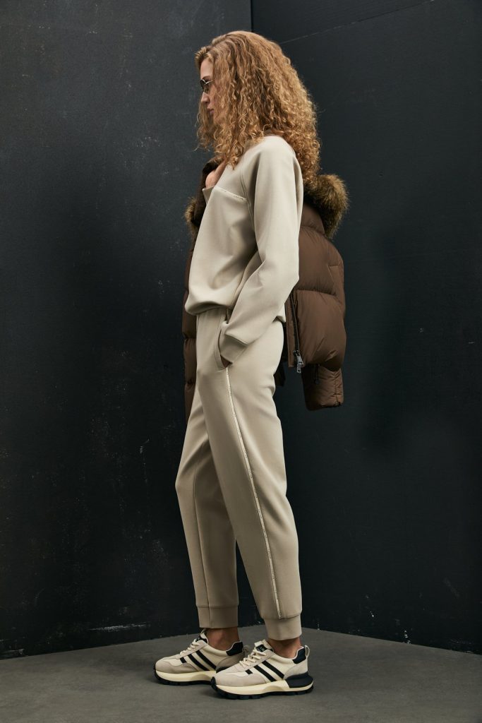 LUFİAN Angelına Kadın Örme Sweatshırt 122030019 - BEJ