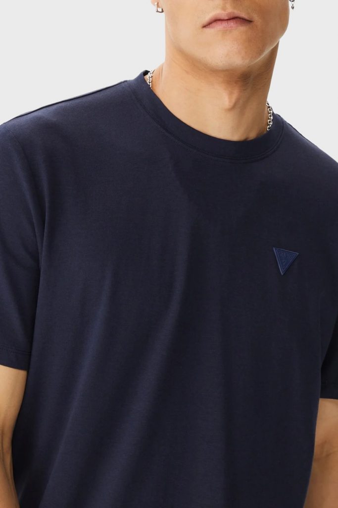 GUESSYan Logo Tişört  Z2YI12JR06K - Lacivert