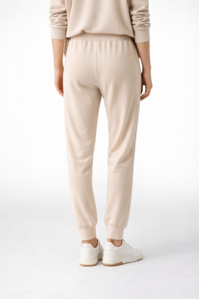 GUESS Metal Üçgen Logolu Pantolon  V4YB08KCAY2 - KREM