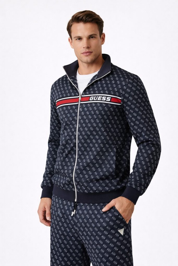 GUESS  Erkek her yerinde logo Sweatshirt  Z2BQ06FL04Q