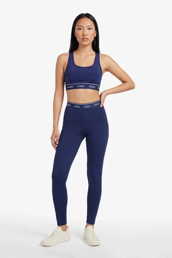 GUESS Kadın Kısa Tayt V5BB06K1942 - MAVİ