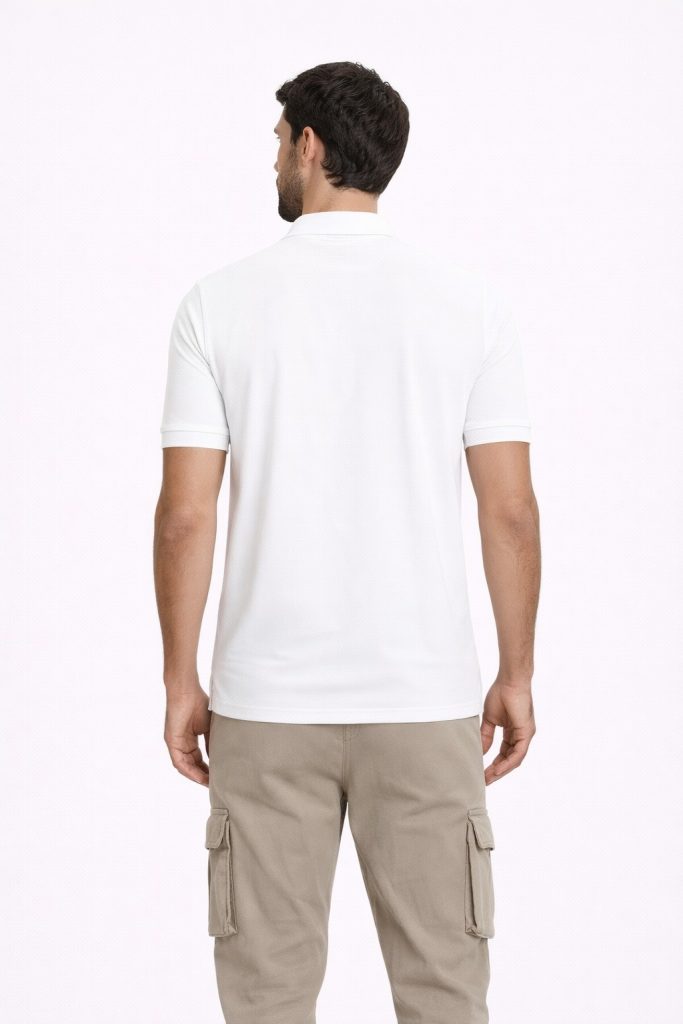 GUESSSlim Fit Polo T-Shirt  Z5YP02K9WF1 - Beyaz