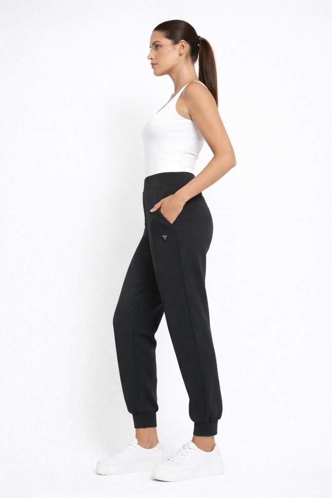 GUESS PANTOLON V4YB08KCAY2 - Siyah