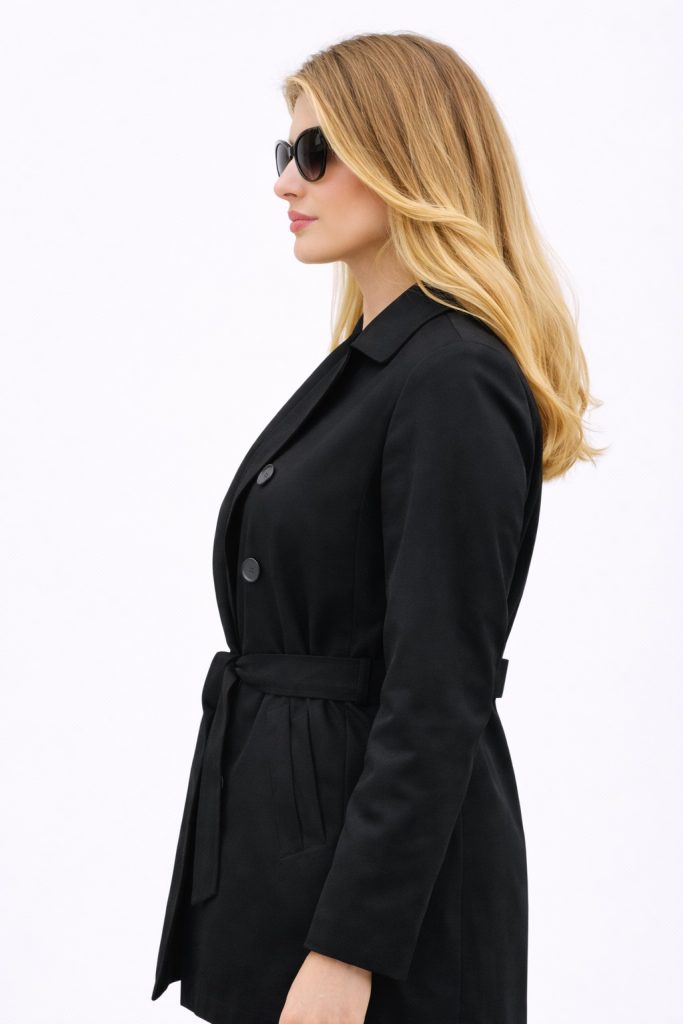 ONLY Onlvalerıe Trençkot 15191821 - Siyah