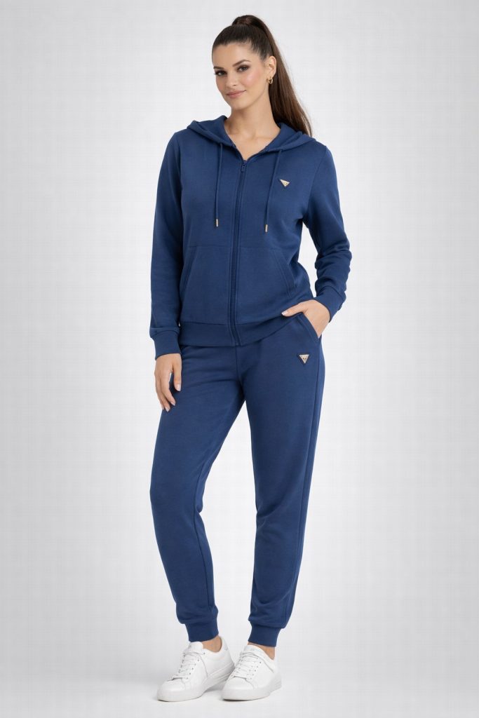 GUESS SWEATSHIRT V4YQ06KCAY2 - MAVİ