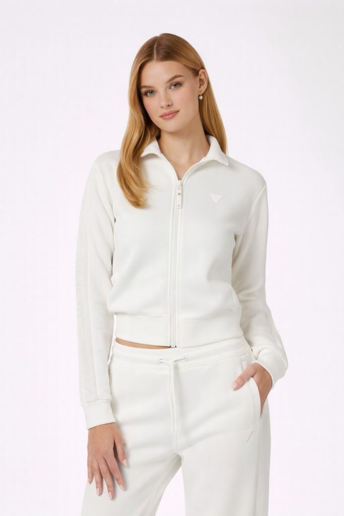 GUESS Kendinden Desenli Sweat  V2YQ17K7UW2