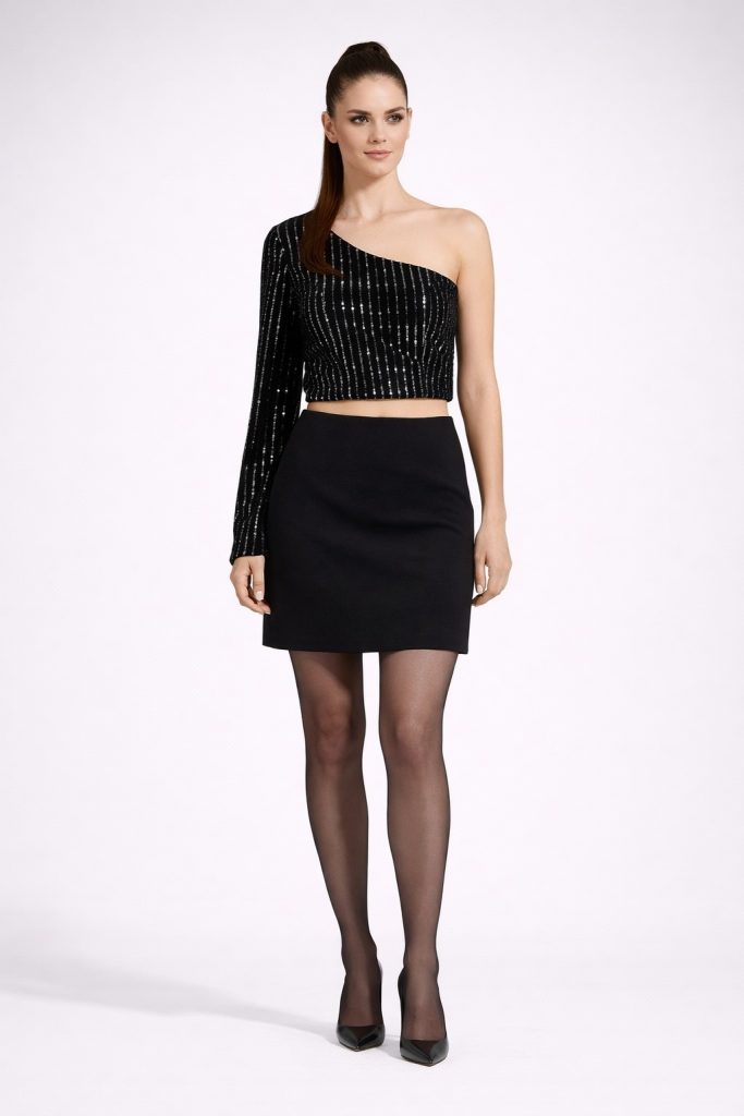 BATİK Bluz 24059 - Siyah