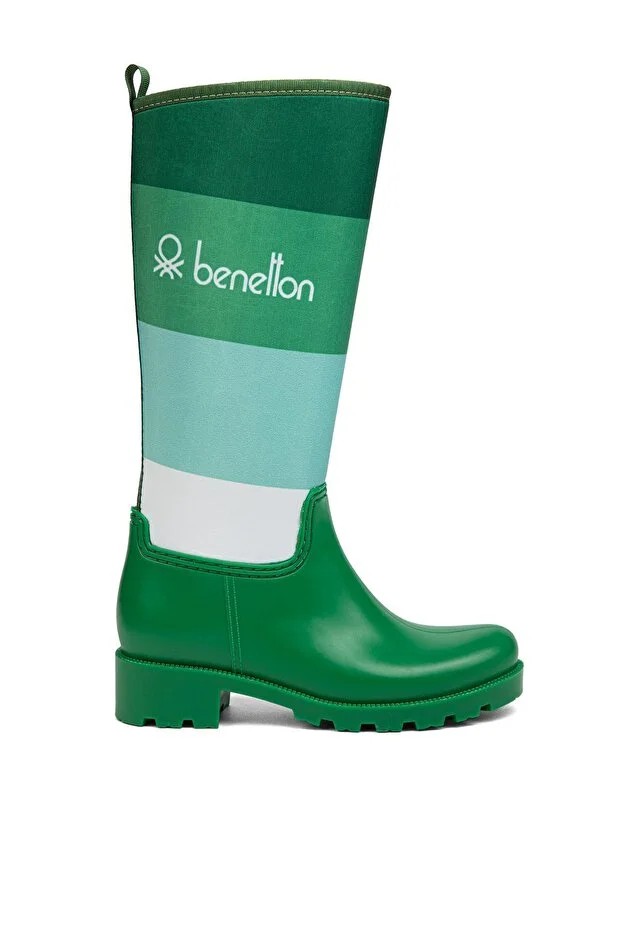 BENETTON Kadın Çizme 50010 - YEŞİL