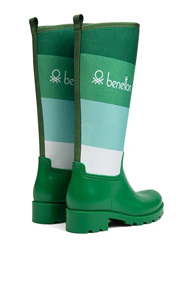 BENETTON Kadın Çizme 50010 - YEŞİL