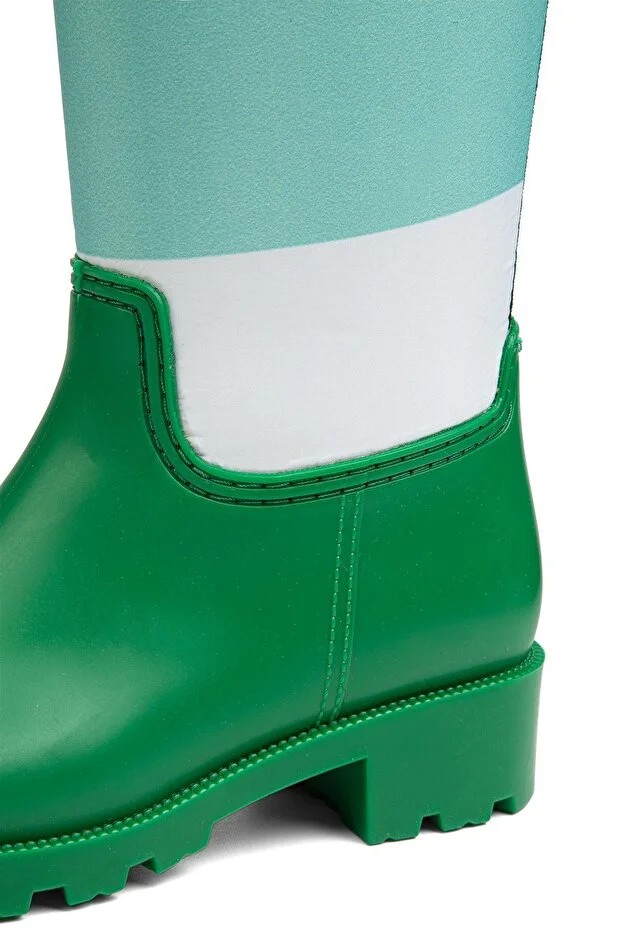 BENETTON Kadın Çizme 50010 - YEŞİL