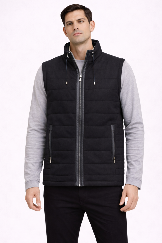 CASABA Erkek Yelek 4100 - Siyah