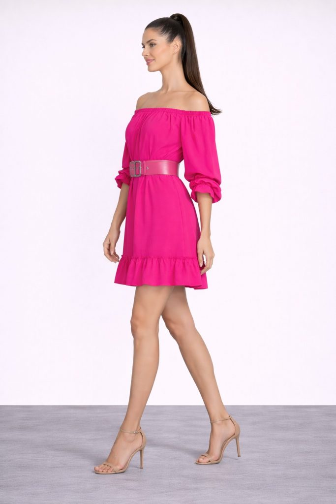 CLAUDIA Elbise 2681994 - fusya