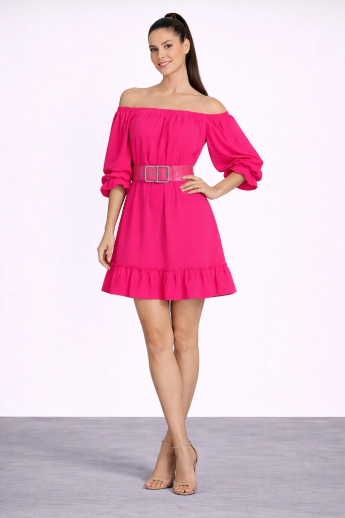 CLAUDIA Elbise 2681994 - fusya