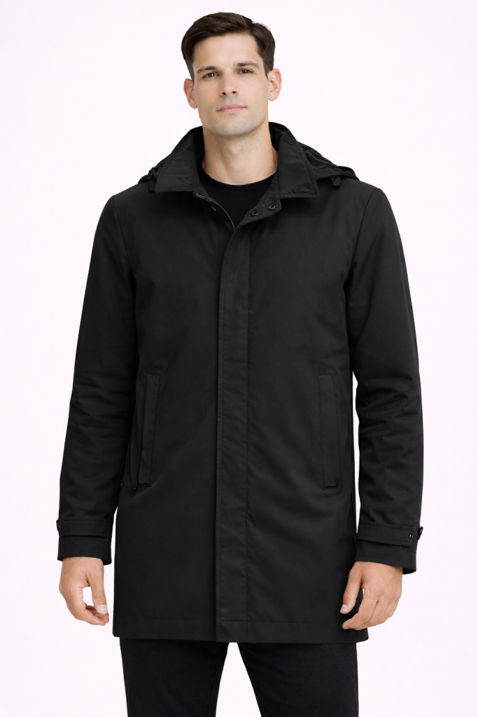 CRİSTOBAL Kaşe Mont 5646 - Siyah