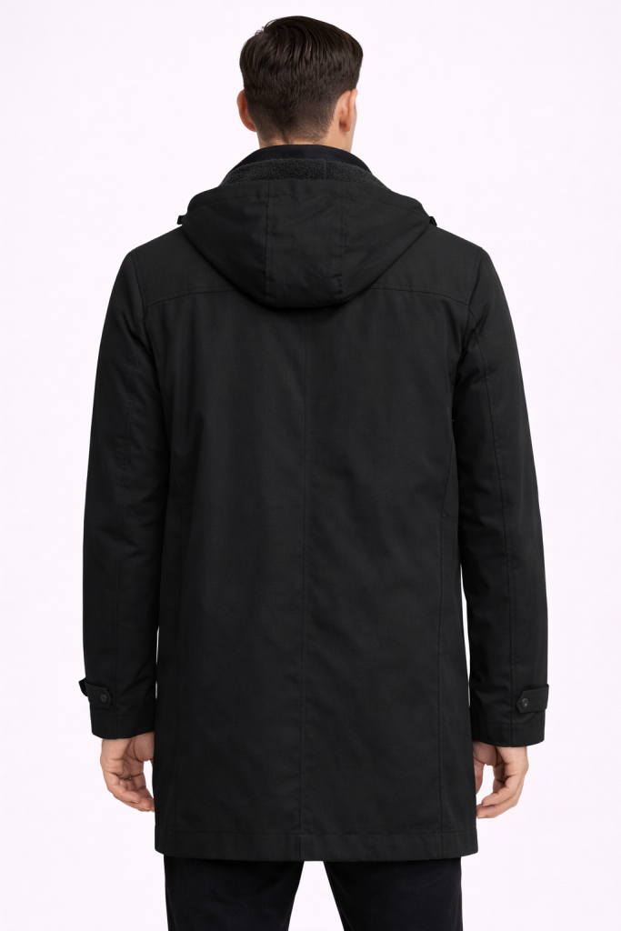 CRİSTOBAL Kaşe Mont 5646 - Siyah