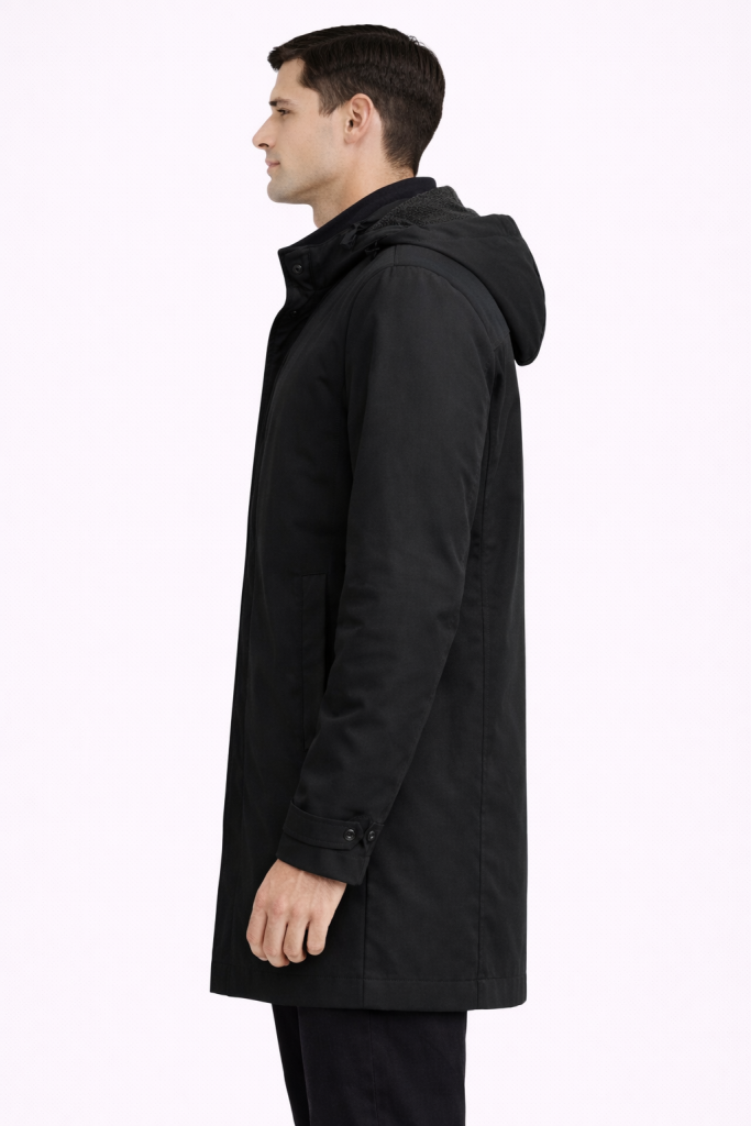 CRİSTOBAL Kaşe Mont 5646 - Siyah