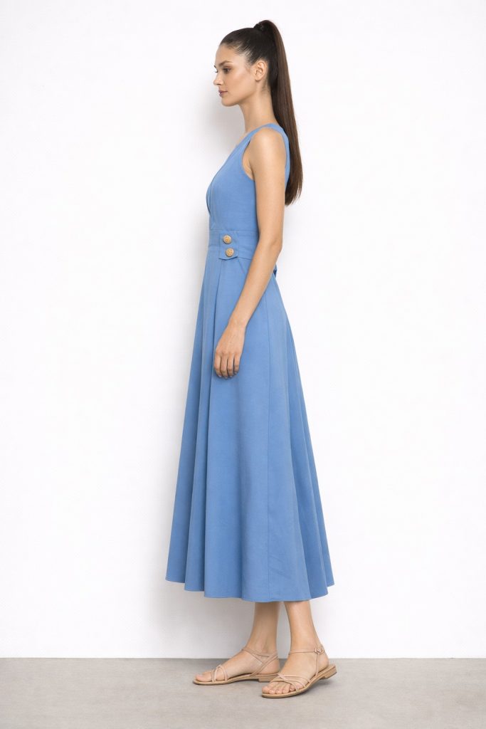 DİZAYN Kemer Detaylı Elbise 4305