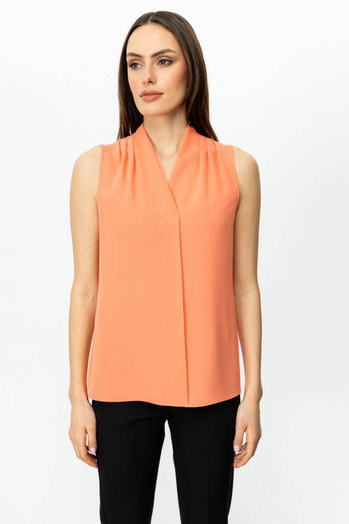 EKOL Omzu Drapeli Kolsuz Bluz  3062