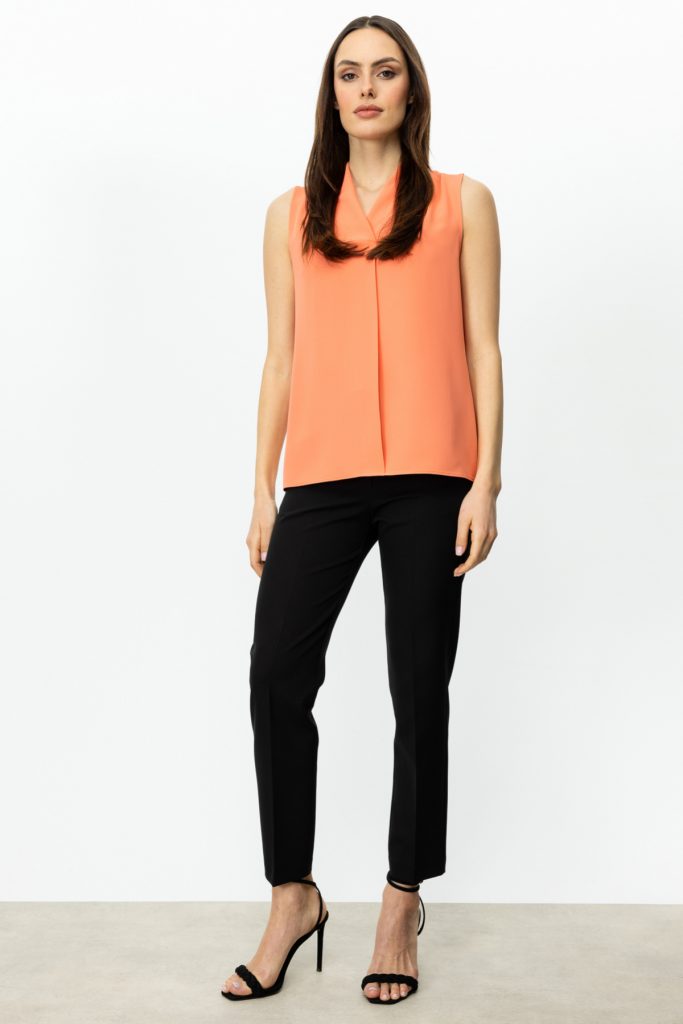 EKOL Omzu Drapeli Kolsuz Bluz  3062