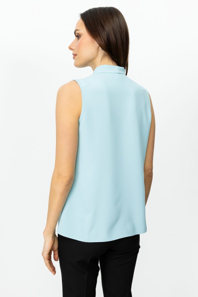 EKOL Omzu Drapeli Kolsuz Bluz  3062 - mint