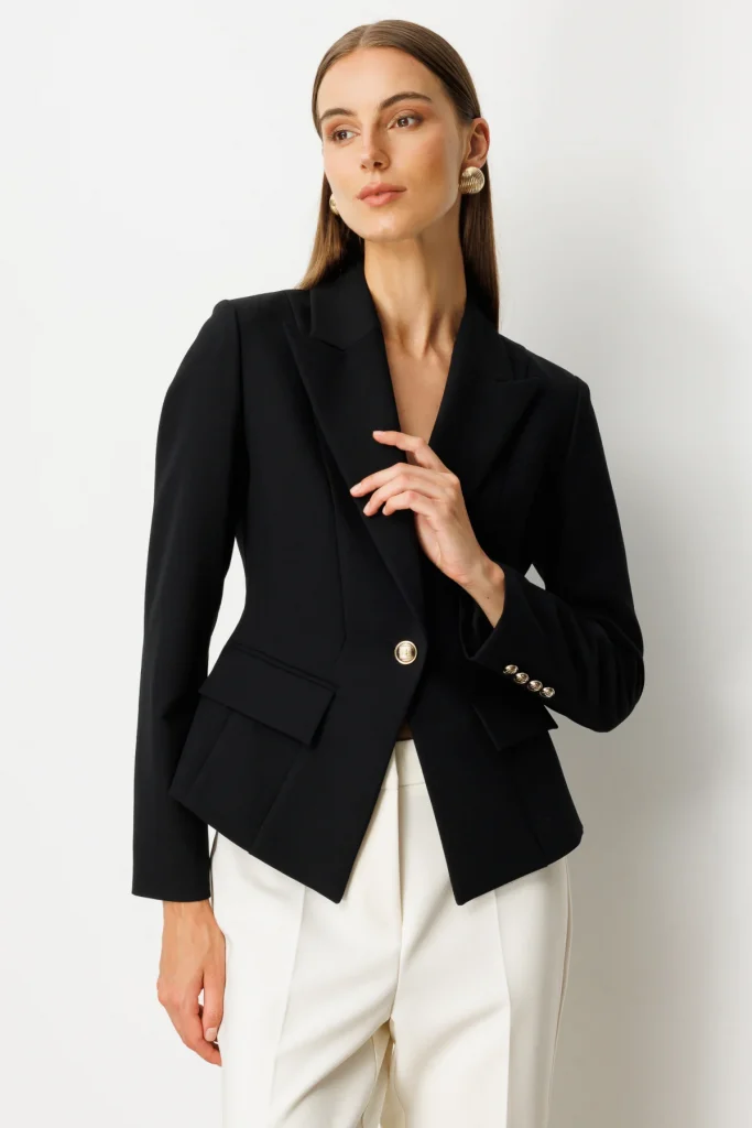 EKOL Kapak Cepli Vatkalı Ceket  5021 - Siyah