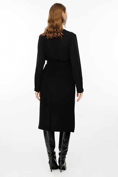 EKOL Büyük Beden Maxi Boy Etek 3013 B.B