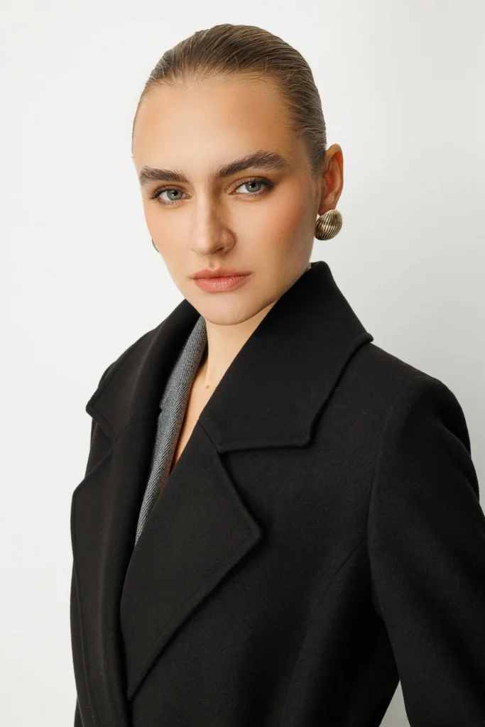 EKOL Beli Kuşaklı Kolları Apoletli Kaban 6061