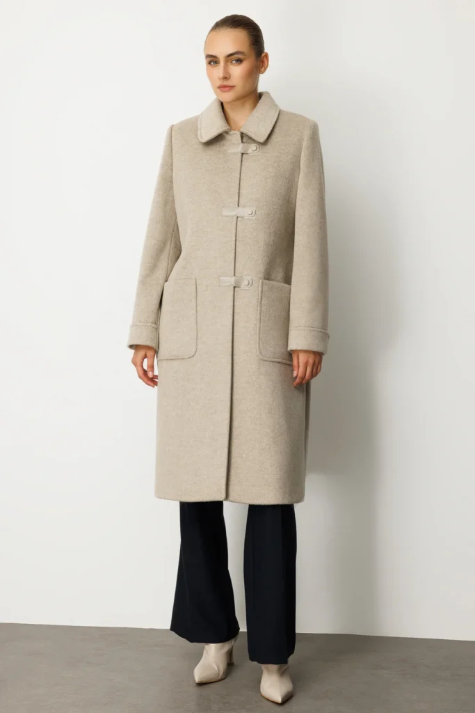 EKOL Deri Çıtçıtlı Torba Cepli Kaban 6075 - VİZON