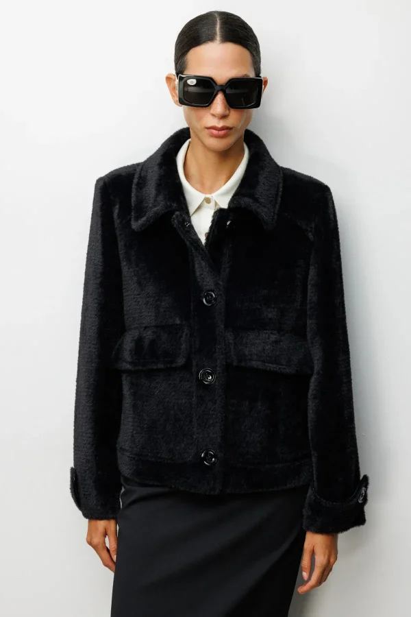 EKOL Kolu Apoletli Kapak Cepli Mont 6111