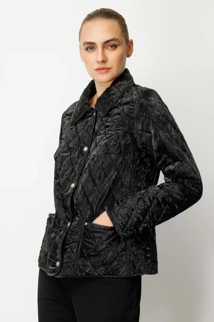 EKOL İçi Polarlı Kapitone Mont 6603 - Siyah