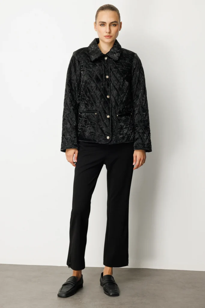 EKOL İçi Polarlı Kapitone Mont 6603 - Siyah