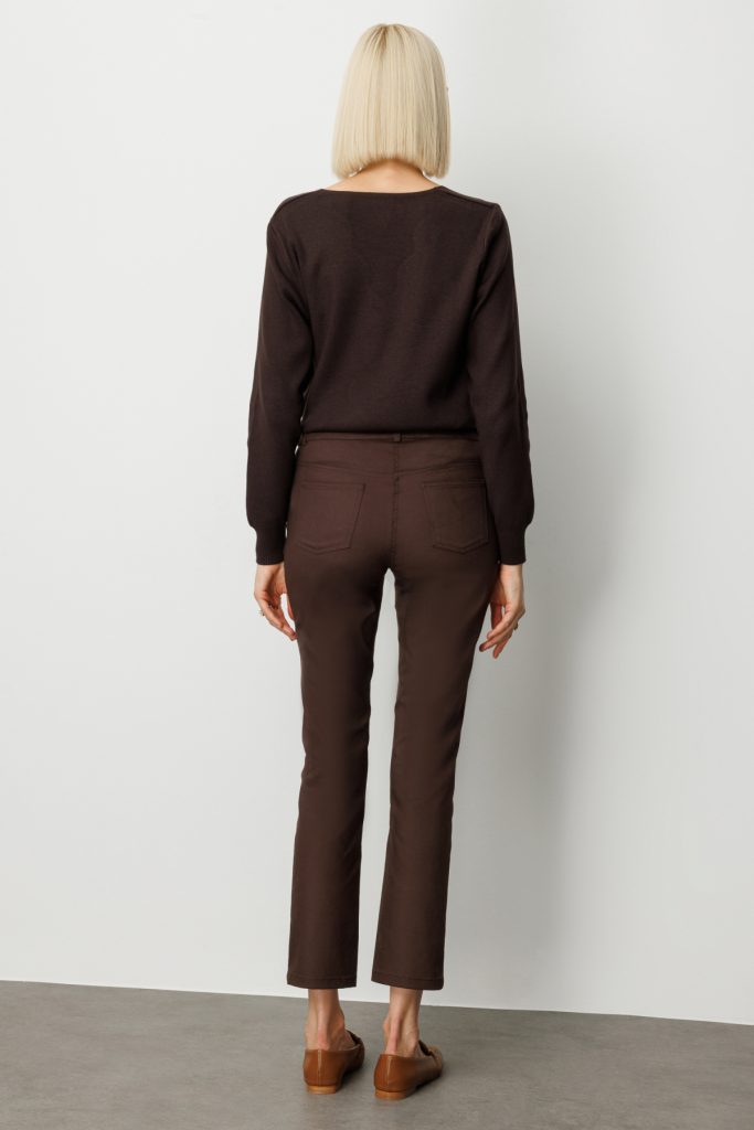 EKOL Yüksek Bel Dar Paça Pantolon 1061